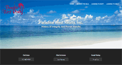 Desktop Screenshot of paradisewestrealty.com